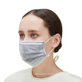 Masque facial protecteur plat jetable non tissé à 3 plis